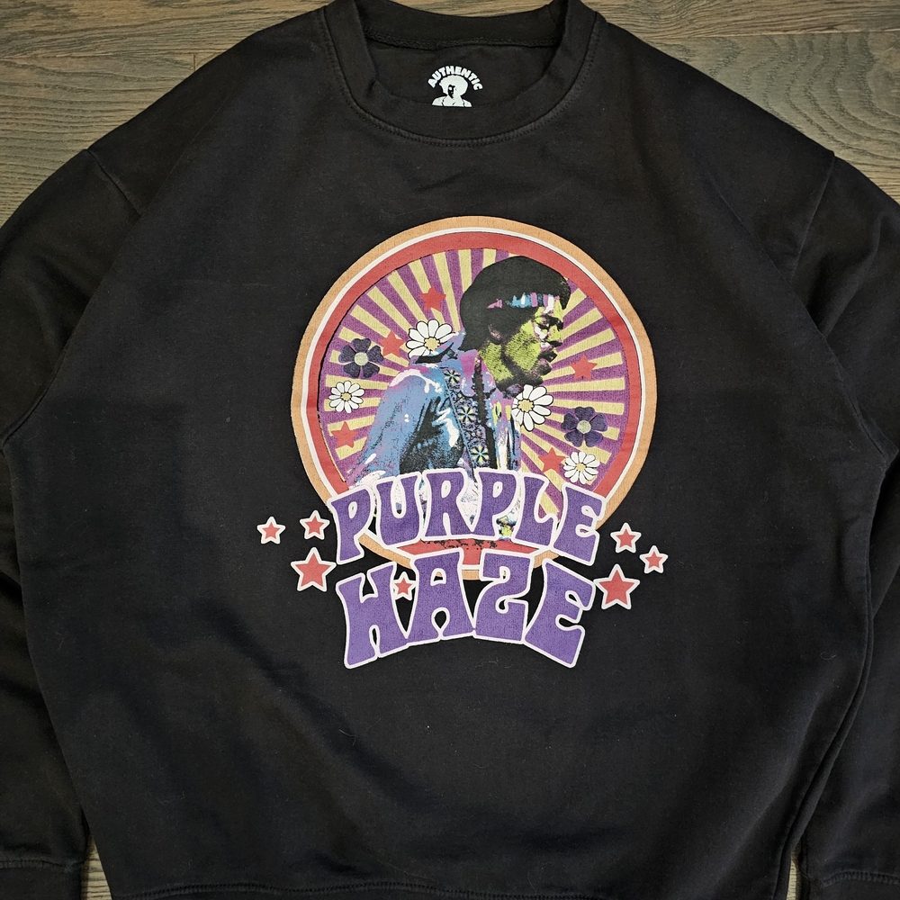 Purple Haze Hoodie – Authentic Hendrix - Adults' XL